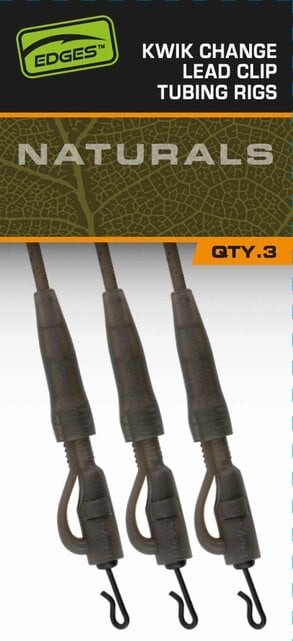 FOX EDGES™ Naturals Kwik Change Lead Clip Tubing Setup
