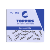 Toppies Fastach Clip Black Nickel