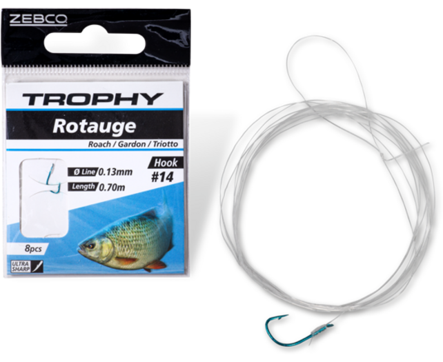 Zebco Trophy Roach hook-to-nylon