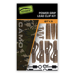 Edges Camo Power Grip Lead Clip Kit