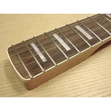 Allparts JRF-B Finished Jazz Bass neck maple with bound rosewood fingerboard and block inlays