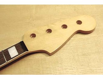 Allparts JRF-B Finished Jazz Bass neck maple with bound rosewood fingerboard and block inlays