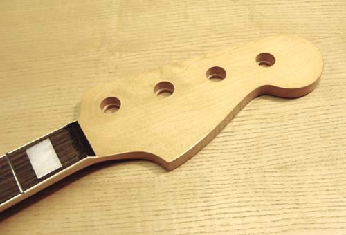 Allparts JRF-B Finished Jazz Bass neck maple with bound rosewood fingerboard and block inlays
