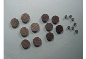 Dot black imitation 6mm set/12