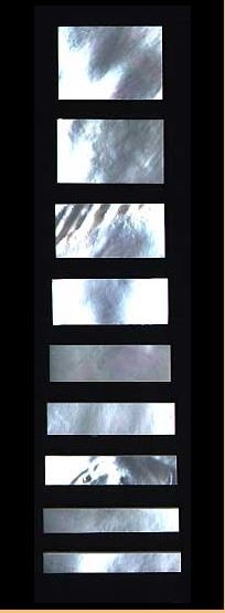 Mother of Pearl shell Jazz Bass block Inlay set/10