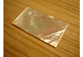 White Mother of Pearl plate 47,5 x 26mm