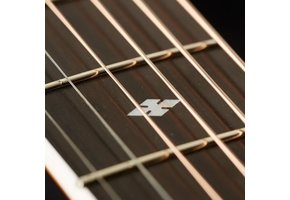 White Mother of Pearl Snowflake inlay set/10