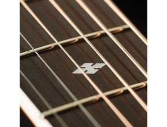 White Mother of Pearl Snowflake inlay set/10