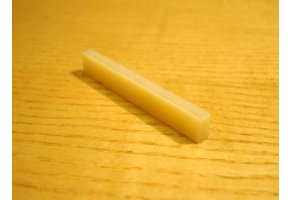 Unbleached Bone Nut Blank 45 x 7 x 3.4mm