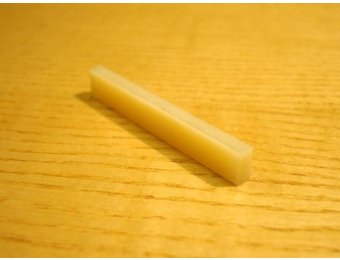 Unbleached Bone Nut Blank 45 x 7 x 3.4mm