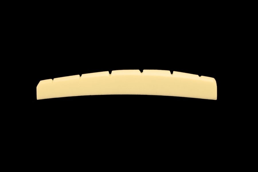 Vintage unbleached Slotted Bone Nut for Fender Guitars