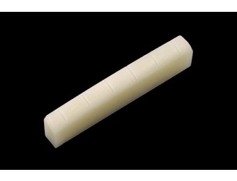 Unbleached vintage bone nut slotted for Gibson