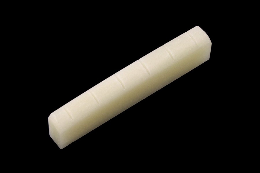 Unbleached vintage bone nut slotted for Gibson