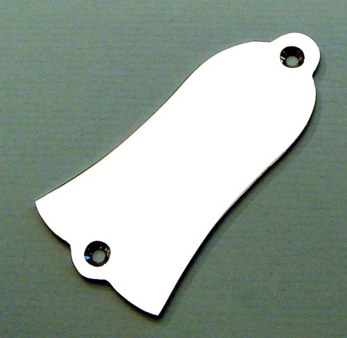Les Paul truss rod cover bell shape chrome