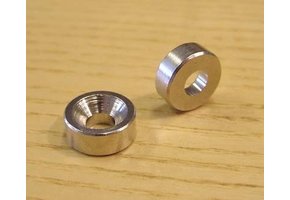 Neck-screw-ring 12 mm chrome set/4