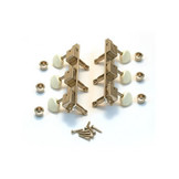 Vintage style strip tuners nickel 3L/3R