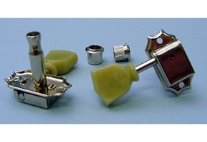 Gotoh SD90 Vintage Style Tuners nickel with keystone plastic knobs 3L/3R