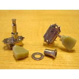 Grover 135N Vintage Tuners nickel with Keystone Plastic Knobs 3L/3R