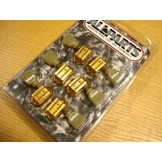 Grover 135G Vintage Tuners gold with Keystone Plastic Knobs 3L/3R