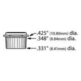 Tuner bushings 8,5/6,35mm hex set/6