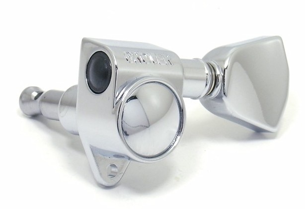 Grover Rotomatic Tuners with Keystone knobs chrome 3L/3R