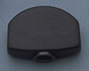 Schaller knob big/ebony set/6