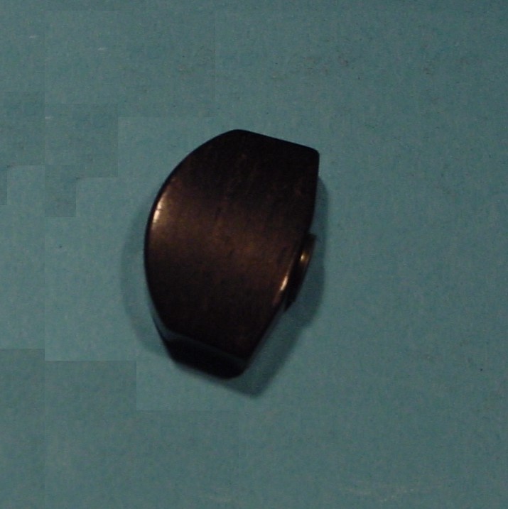 Schaller knob big/ebony set/6