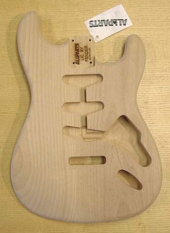 Allparts SBO Stratocaster body 2-piece alder