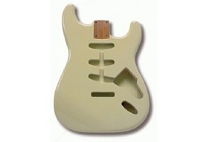 Allparts Olympic White Finished Stratocaster body