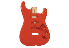 Allparts Fiesta Red Finished Stratocaster body