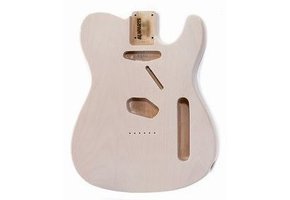 Allparts TBF-WH See Through White finished Telecaster body