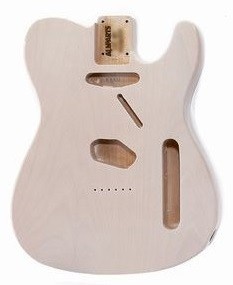 Allparts TBF-WH See Through White finished Telecaster body