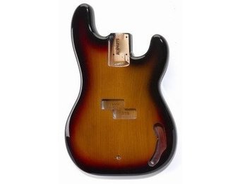 Allparts PBF-3SB 3-Tone Sunburst Finished Precision Bass body