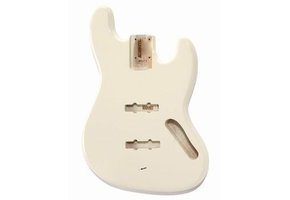 Allparts JBF-OW Olympic White Finished Jazz Bass body