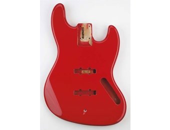 Allparts JBF-FR Fiesta Red Finished Jazz Bass body