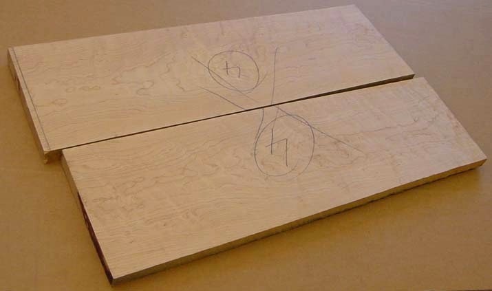 Les Paul top Flamed maple