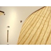 Allparts Stratocaster pickguard white 1ply