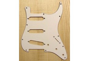 Allparts Stratocaster pickguard white 3ply
