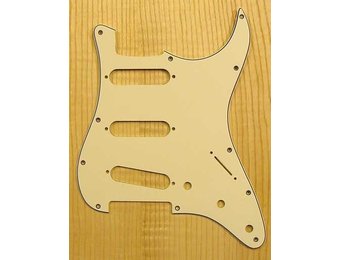 Allparts Stratocaster pickguard parchment 3ply