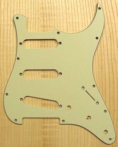 Allparts Stratocaster pickguard mint green 3ply