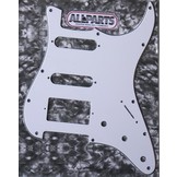 Allparts Stratocaster HSS pickguard white
