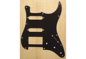 Allparts Stratocaster HSS pickguard black