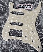 Allparts Stratocaster HSS pickguard mint pearl 3ply
