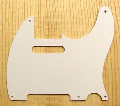 Allparts Telecaster Pickguard white 1ply