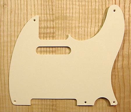 Allparts Telecaster Pickguard parchment 1ply
