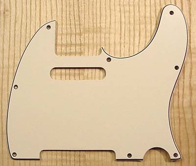 Allparts Telecaster Pickguard parchment 3ply
