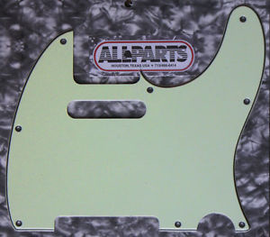 Allparts Telecaster Pickguard mint green 3ply
