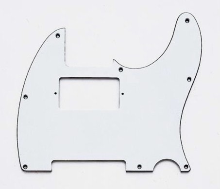 Allparts Telecaster Humbucker Pickguard white 3ply