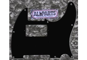 Allparts Telecaster Humbucker Pickguard black 3ply