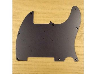 Allparts Telecaster Esquire Pickguard black 1ply